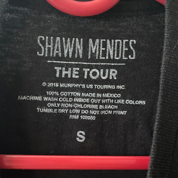 Shawn Mendes Black Graphic Tour Tee - Picture 3 of 5